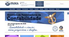 Desktop Screenshot of facfama.edu.br